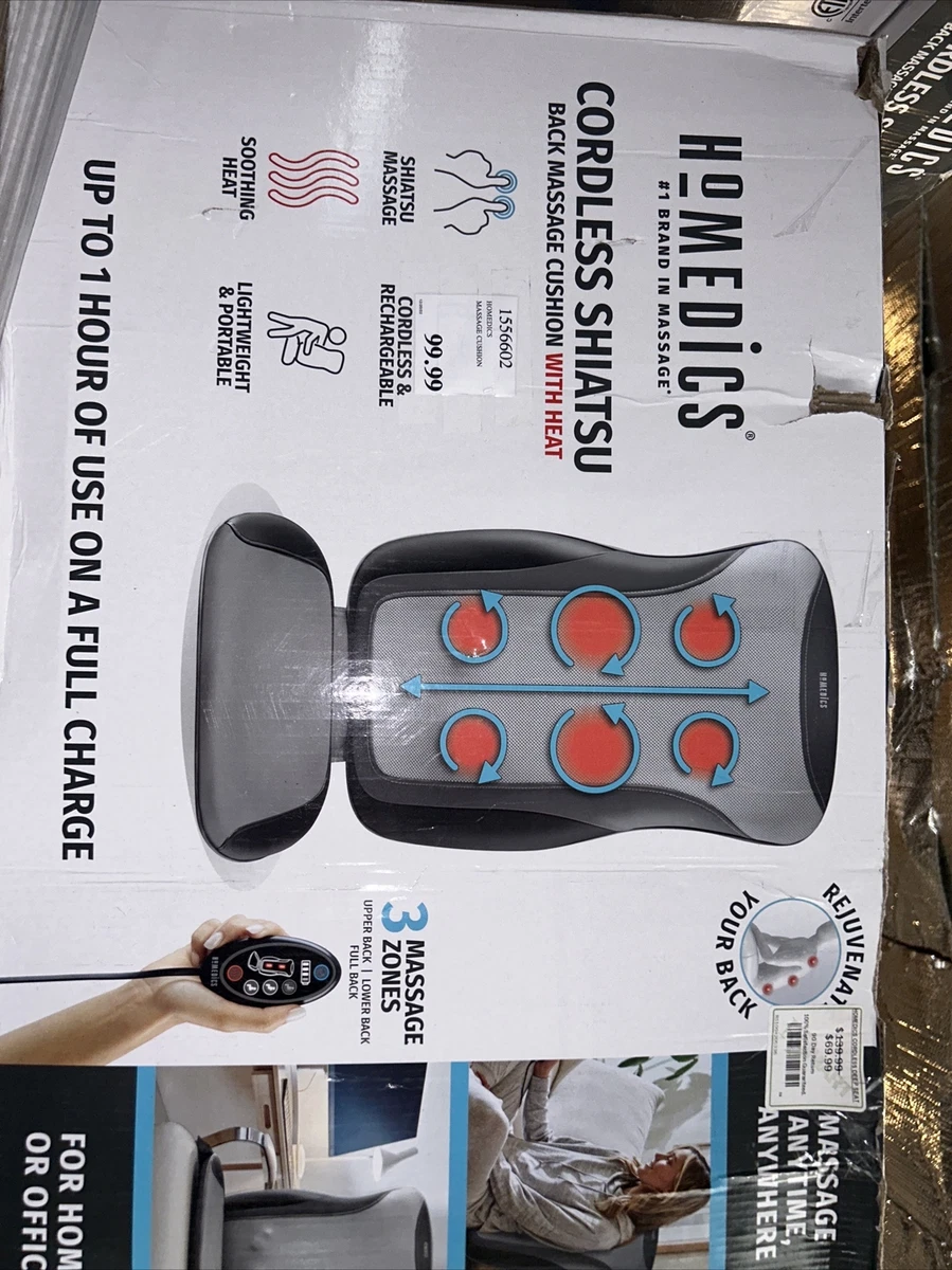 Homedics Heated Shiatsu Massage Cushion