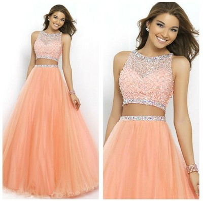 peach two piece
