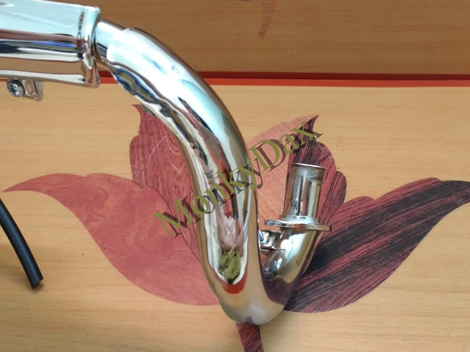 Protetor térmico silenciador pescoço escape Honda CL50 CL70 CL90 S65 SS50 CD50 CD90 C110 - Imagem 4 de 4