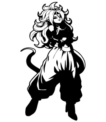 Android 21 Dragon ball Z Super decal sticker for car/truck laptop window custom
