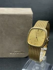 [Near Mint] Vintage Seiko Dolce 8N40-5040 Gold Square Quartz Men Watch JAPAN