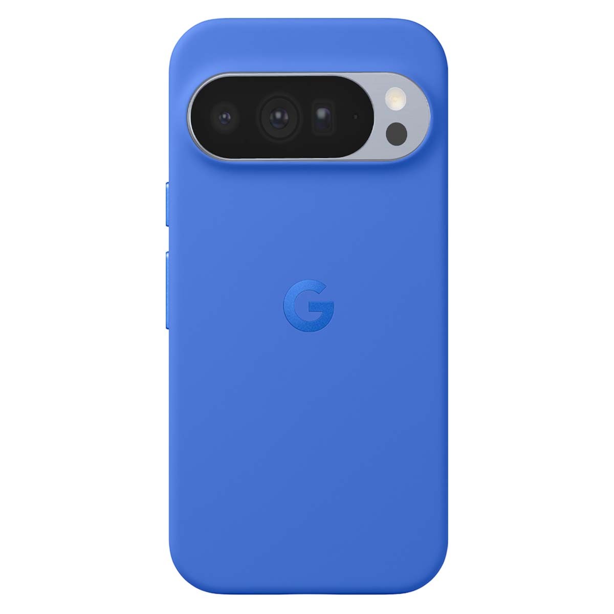 Coque silicone souple Pixel 10 Pro bleu pour vos voyages