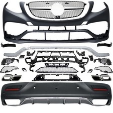 Bodykit Stoßstange Vorne Hinten + Blenden passt für Mercedes GLE C292 nicht AMG