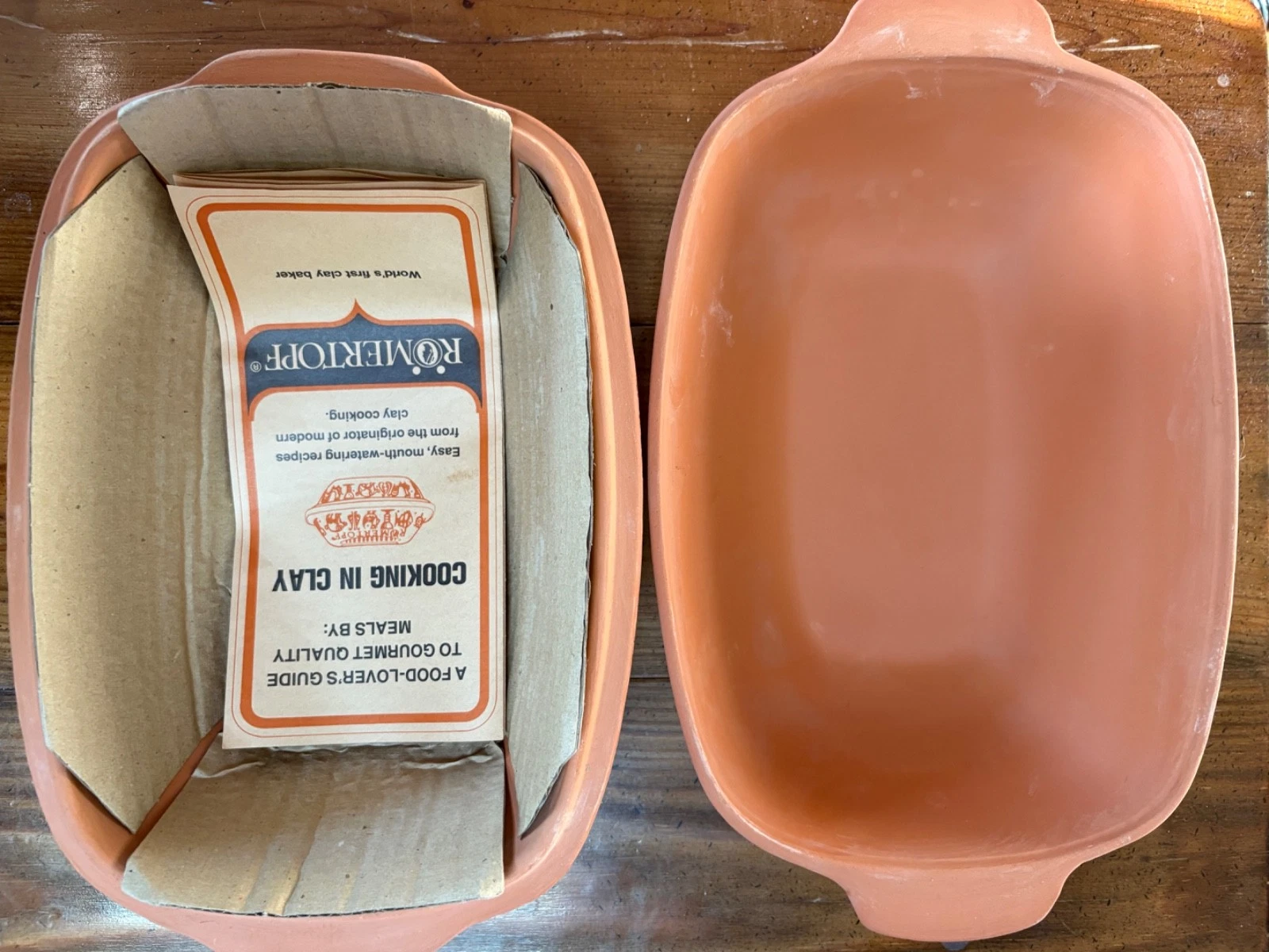 NEVER USED Römertopf 110 Terra Cotta Clay Baker Oven Roaster- Bay W. Germany
Opens in a new window o