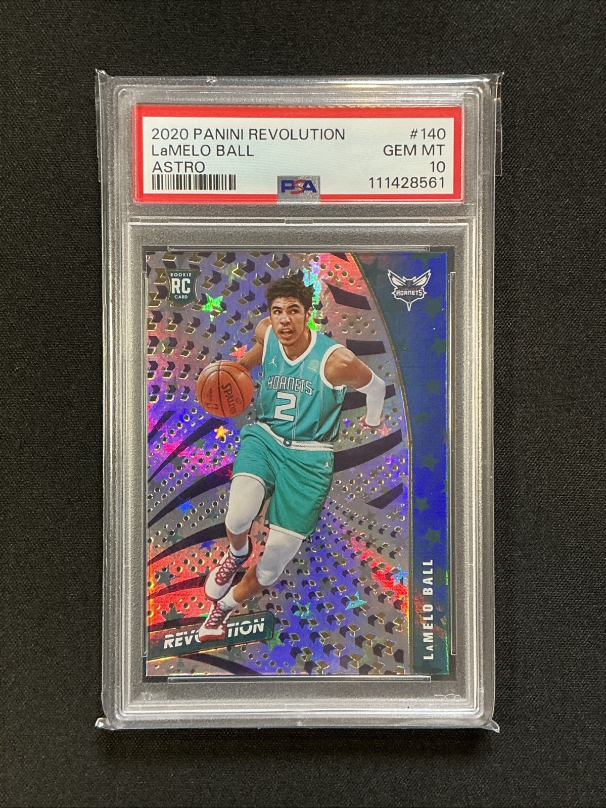 LaMelo Ball 2020 Panini Revolution #140 Astro Rookie RC PSA 10 GEM MT