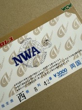 1992 NJPW G1 Climax Stub Steve Austin Bigelow Rick Rude Chono NWA Tournament WWE