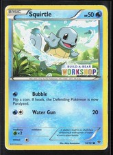 Squirtle 14/101 Build-a-Bear Workshop 2013 Promo Plasma Blast Pokémon Card
