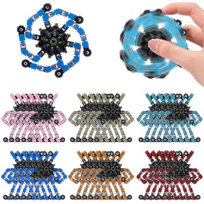 Foilswirl 120 Pcs Funny Sensory Fidget Toy Bulk for Kids Transformable Chain ...