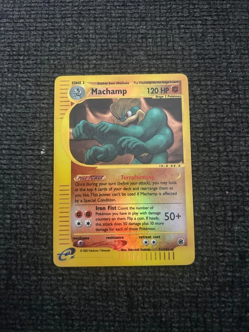 25+ Machamp Pokémon TCG Expedition Base Set Individual Collectible