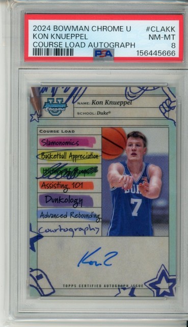 Kon Knueppel 2024 Bowman Bowman Chrome Rookie Autographs