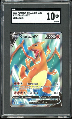 Charizard V graded SGC 10 for sale on eBay