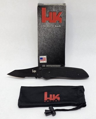 Heckler & Koch HK Benchmade Scorch Code 3 Rare Discontinued Knife