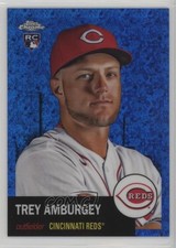 2022 Chrome Platinum Anniversary Blue Mini-Diamond Refractor Trey Amburgey 10c7
