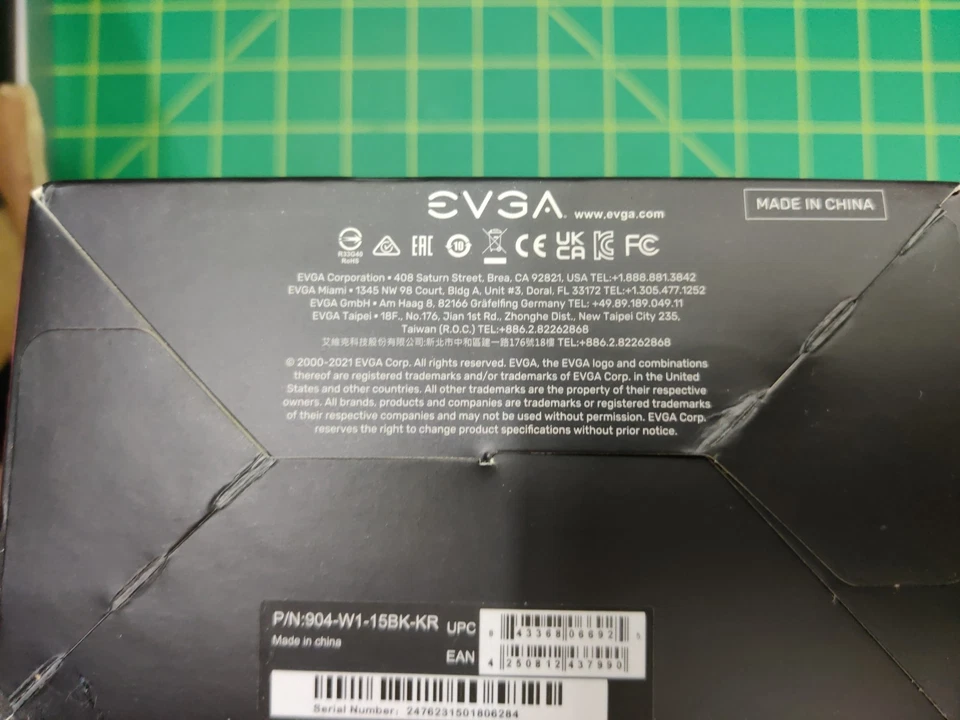 WIRED EVGA X15 MMO Ergonomic Gaming Mouse 8k 16,000DPI 20Button 904-W1-15BK-KR - Image 3 of 3