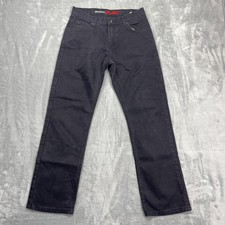 Dickies Flex Work Pants Mens 30x30 Black Canvas Stretch Regular Fit Straight Leg