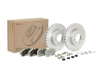 Brembo Greenance Front Brake Discs & Pads Kit Fits Mercedes VW Crafter + more