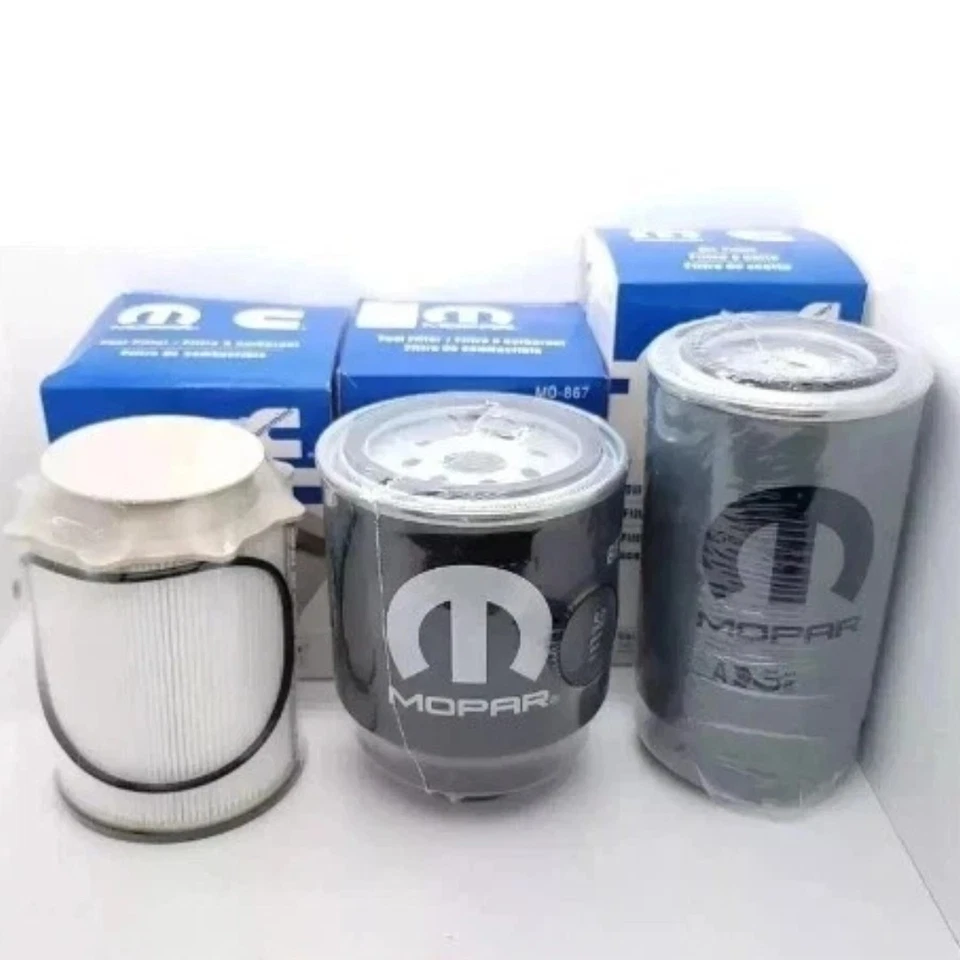 Mopar OEM 6.7L Diesel Oil Fuel Filter Kit for 2013-2018 Ram 2500 3500 4500 5500 - Image 3 of 4