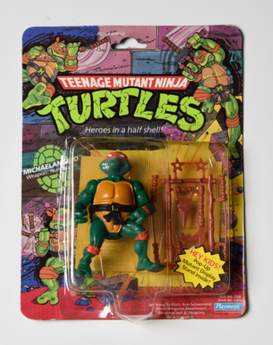 TMNT Michaelangelo MOC Playmates 10 Back...