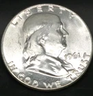 1961-D Franklin Half Dollar 90% Silver BU Uncirculated Proof-Like Fields