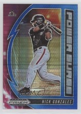 2020 Prizm Draft Picks Power Surge Blue & Carolina Hyper Nick Gonzales 06on