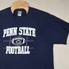 Vintage Y2K Penn State Football T-Shirt Mens XL Nittany Lions NCAA Gildan Graphi