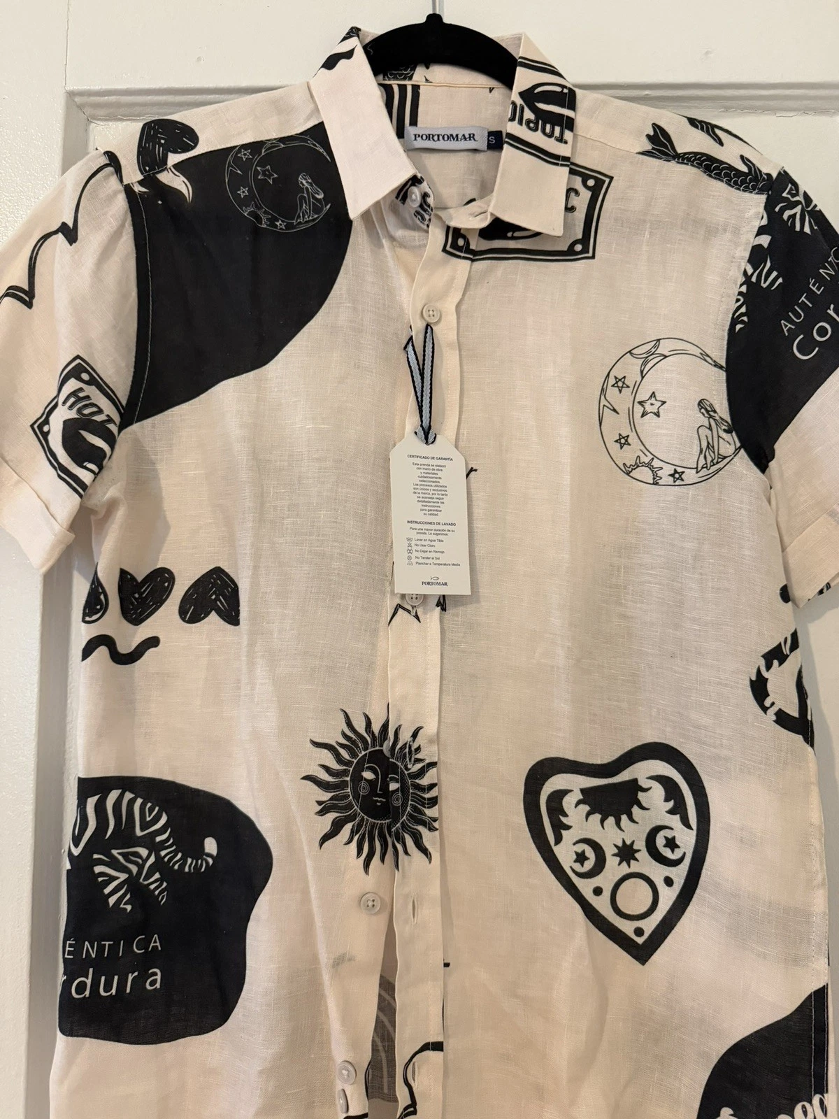 Portomar Men’s Button Down Shirt Size S