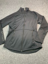 Spyder Sweater Womens Medium Black Long Sleeve Pullover Full Zip Outdoors