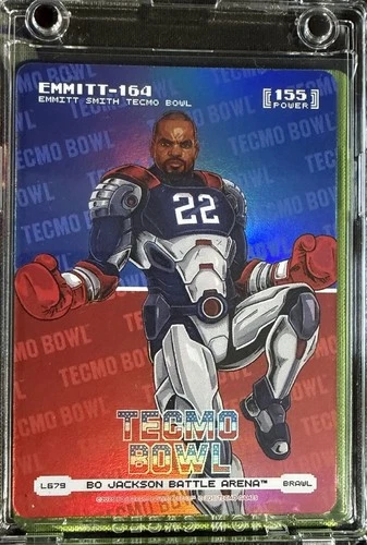 EMMITT-164 2026 Bo Jackson Battle Arena Tecmo Bowl Emmitt Smith Logofoil Brawl