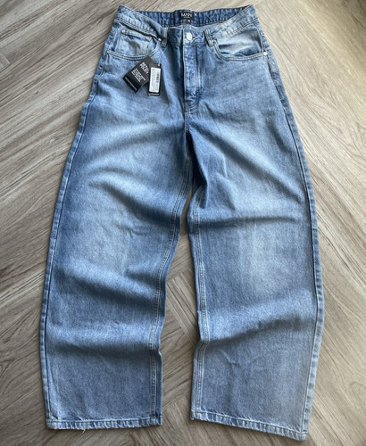 boohooMAN Relaxed Acid wash jeans - Size 32 - Brand New with original Tags #ba