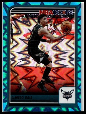 2023-24 Panini NBA Hoops - LaMelo Ball #87 Blue Explosion 