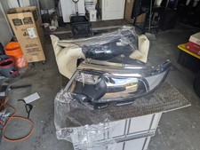 2013-2016 Ford Edge Headlights Set Pair Leftright Black Housing Color 2pcs