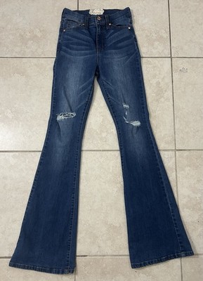 Alter d State Bell Bottom Jeans Dark Wash Size 25/1