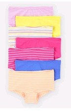 NEW Carter's Girls Boy Shorts Underwear Cotton Panties Size 8 NIP 7 Pairs