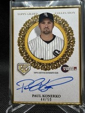 PAUL KONERKO 2025 TOPPS GILDED 2006 WORLD SERIES CHAMPIONS AUTO # /50 WHITE SOX