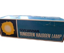 Vintage SYLVANIA 100Q/CL TUNGSTEN HALOGEN LAMPS 100W-120v-1000HR NOS