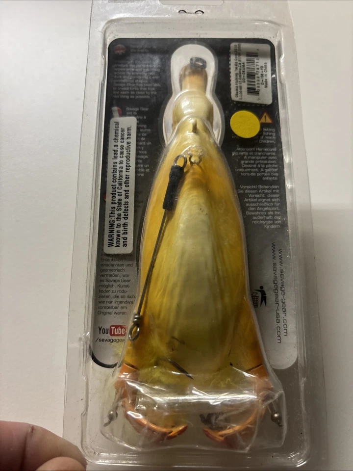 Savage Gear 3D Suicide Duck: Topwater/Wakebait/Buzzbait/Plopper D-150-YD Foto 3 de 4