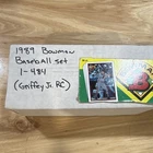 Bowman 1989 Baseball Complete Set (484) Cards 1-484 Ken Griffey Jr RC