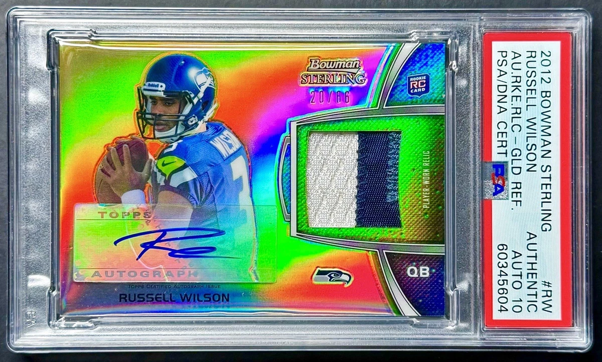 その他 Russell Willson rc auto Russell Wilson Autograph Football Trading Cards for sale | eBay