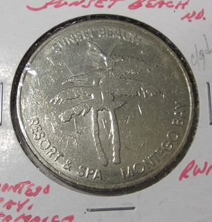 SUNSET BEACH CASINO NO CASH VALUE GAMING SLOT TOKEN Montego Bay Jamaica