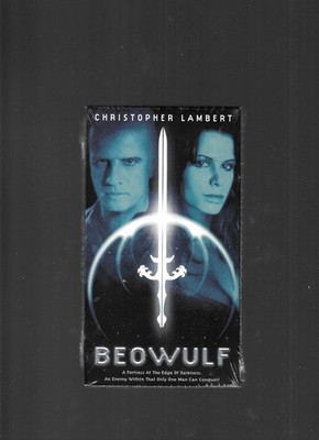 Beowulf VHS 2001 Christopher Lambert Rhona Mitra Futuristic Fantasy SEALED