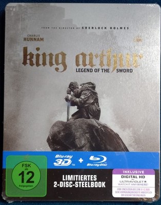 King Arthur - Legend of the Sword [3D Blu-ray + Blu-ray Steelbook] - NEU/OVP 