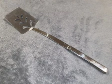 Winco Vintage Stainless Steel Slotted Spatula With Grip Handle
