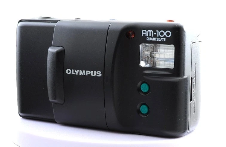 [ALL WORKS / NEAR MINT] Olympus AM-100 35mm Point & Shoot Film Camera from JAPAN - Image 2 of 4