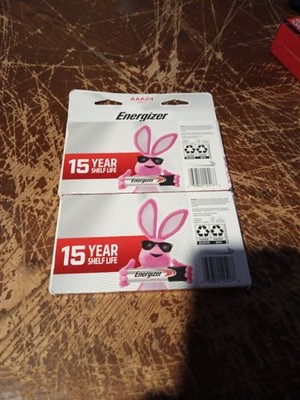 Energizer Max 24AAA Pack Batteries 48 Total Expires -12/2040 Lot Of 2