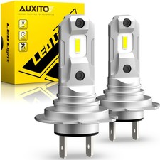 2X AUXITO H7 Headlight LED Bulb Kit Low High Beam 6500K Super White 5000LM
