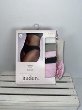 Auden Seamless Bikinis Womens Medium 8-10 Neutral 6 Pack Underwear Panties