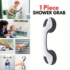 1Pc Shower Grab Bar 12" Showers Suction Bar Handle Bathroom Safety Grip Handle