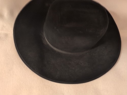 Resistol Self-Conforming Black Felt Western Cowboy Hat - Youth Size/One Size - Picture 3 of 9