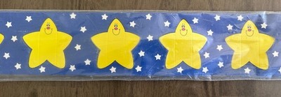 Vintage Carson Dellosa Anthropomorphic Star Pop-Out Bulletin Board Border 36 ft