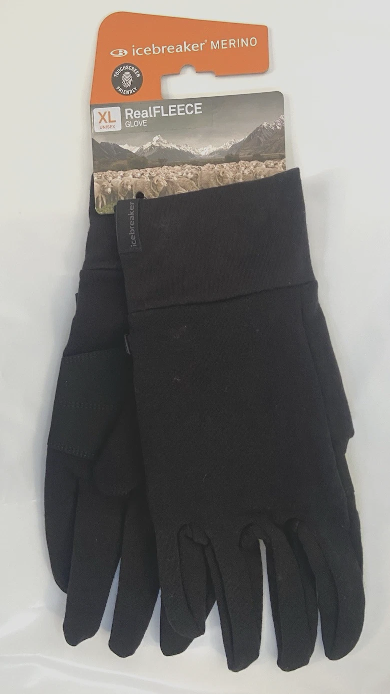 Icebreaker Merino Wool 360 Sierra Gloves XL RealFLEECE 104829001 Retails $45
